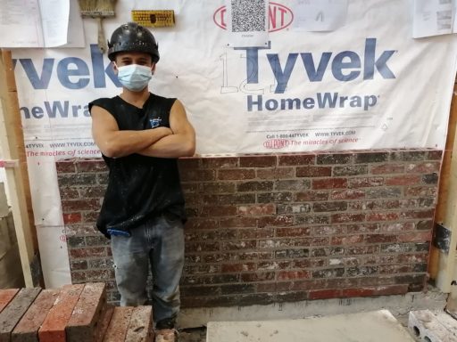 Christian Reyes- 121 bricks laid in one hour!