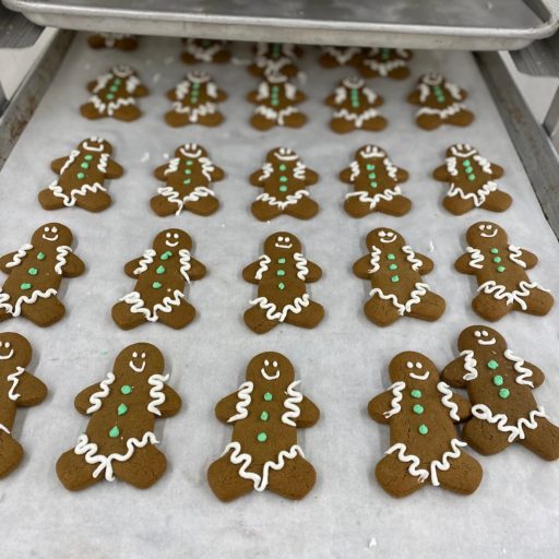 Gingerbread cookies ready