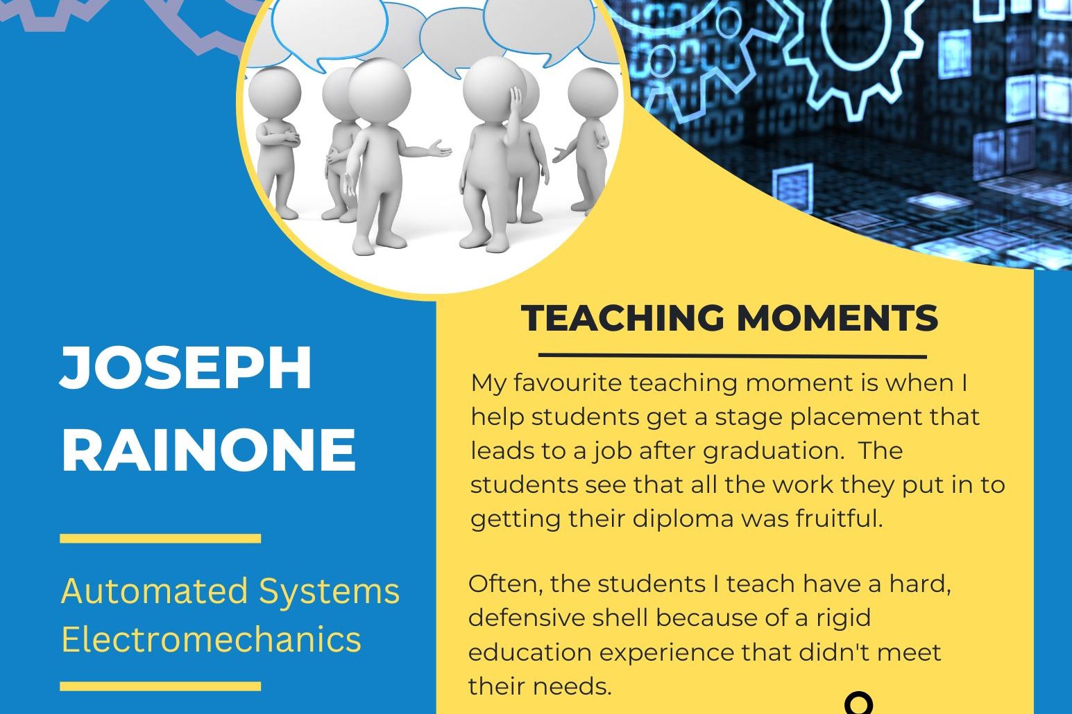 Joseph Rainone<br>Happy Teaching Moments