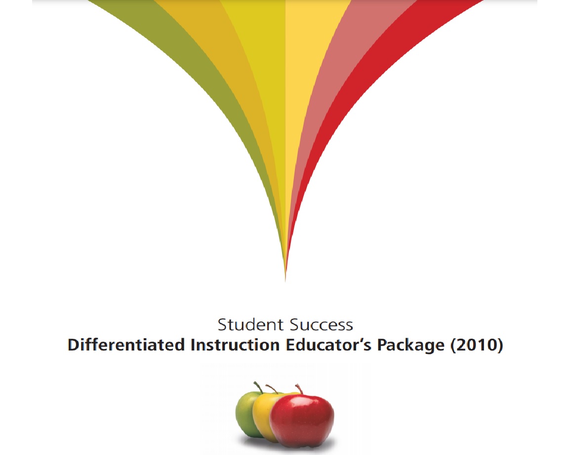 STUDENT SUCCESS, DIFFERENTIATED INSTRUCTION EDUCATOR'S PACKAGE
