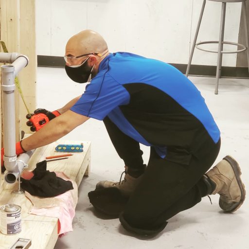 VACC Plumbing student Paolo Gualtieri in Virtual Competition