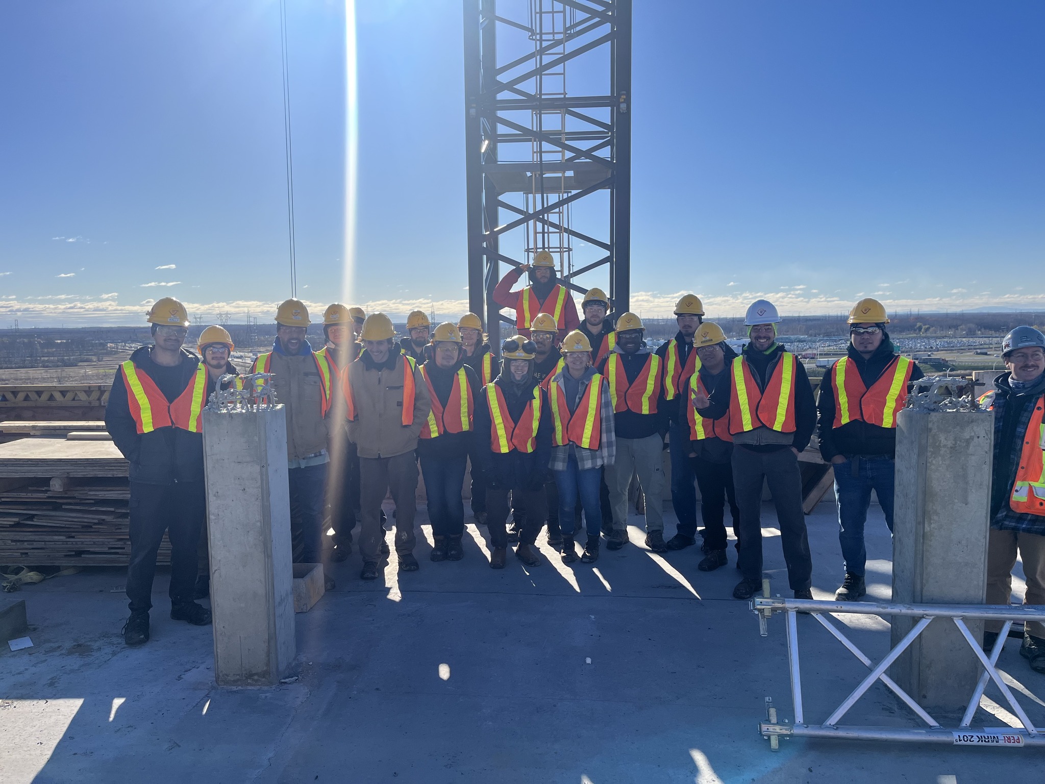 Visiting commercial building under construction