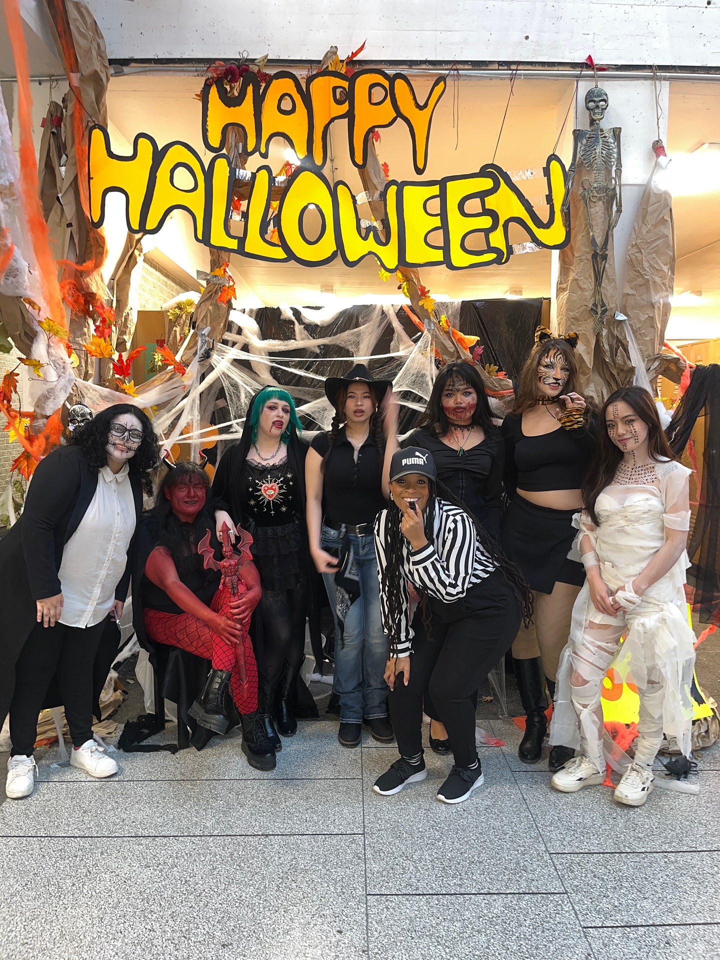 Celebrating Halloween together