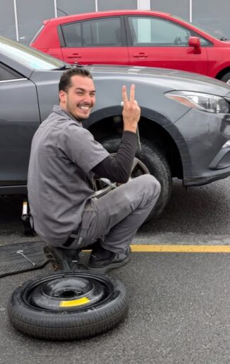 Helping a stranded driver