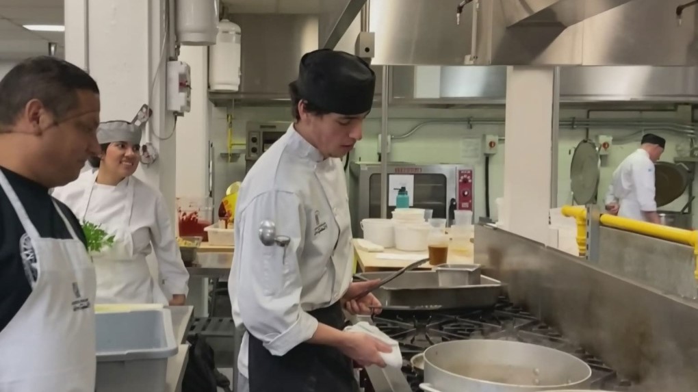 Culinary school prepping thousands of meals